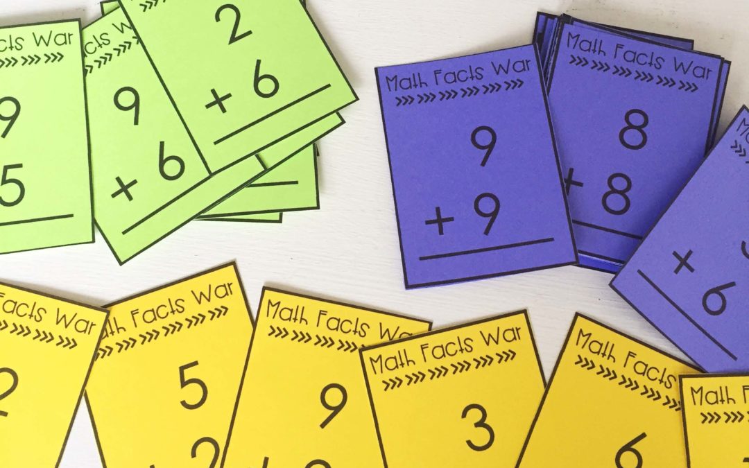 Three Easy to Make Math Facts Games - Teaching with Kaylee B