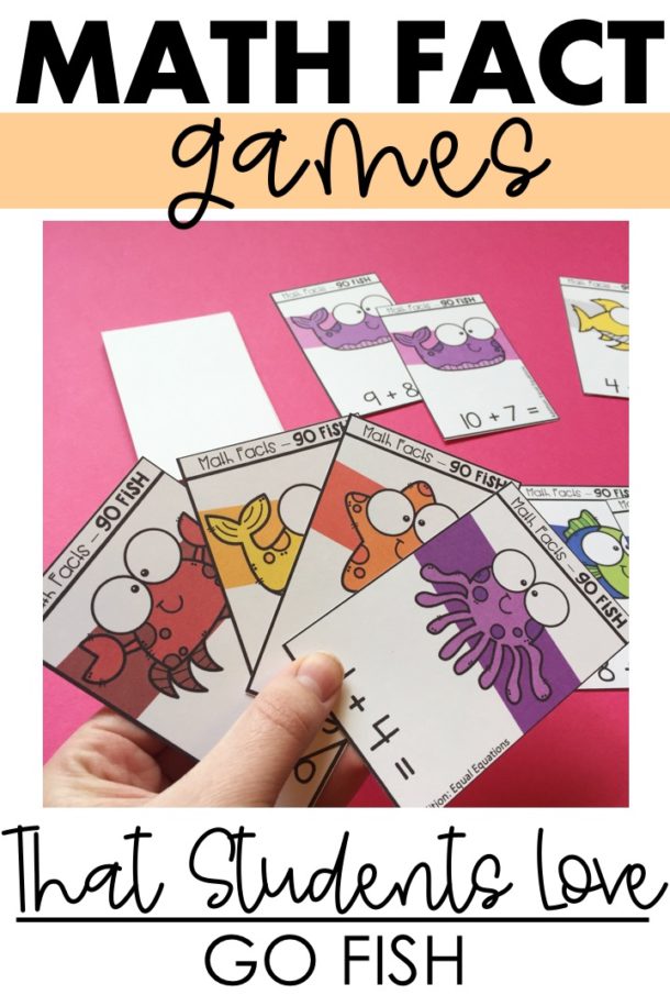 Games with Math Facts that Students Love - Teaching with Kaylee B