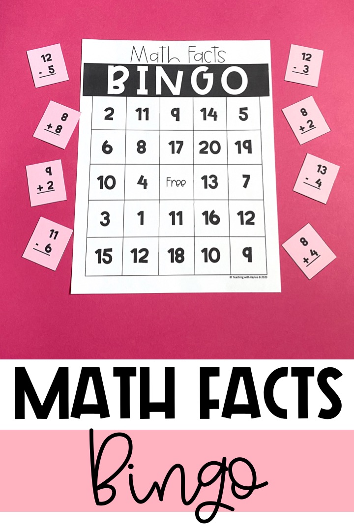 fun ideas for math facts