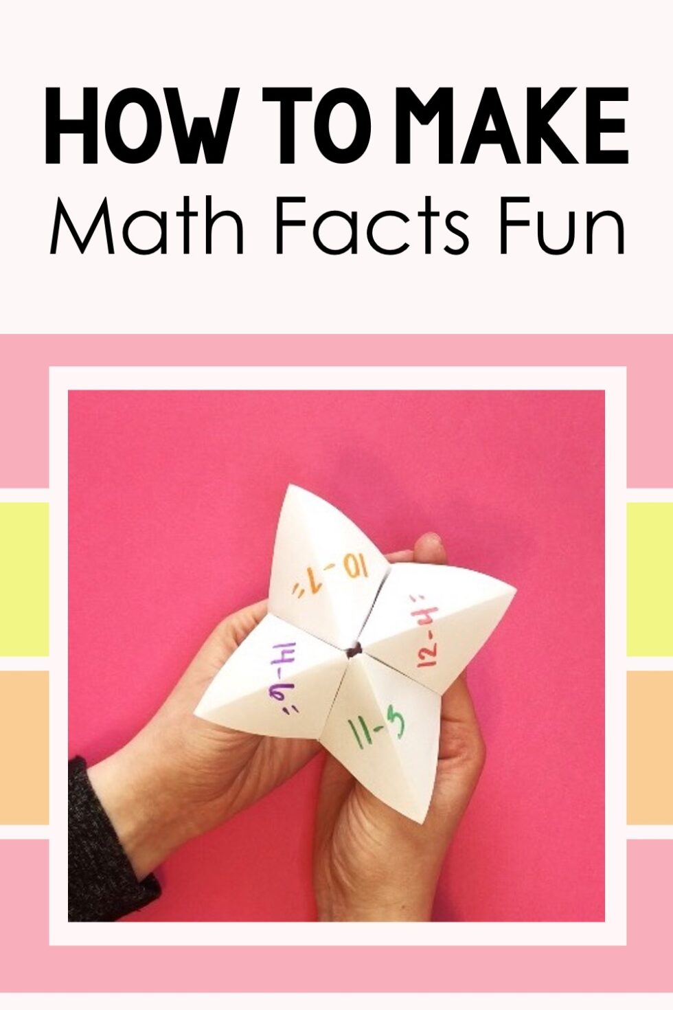 Some Math Facts How to Make Math Facts Fun - Teaching with Kaylee B