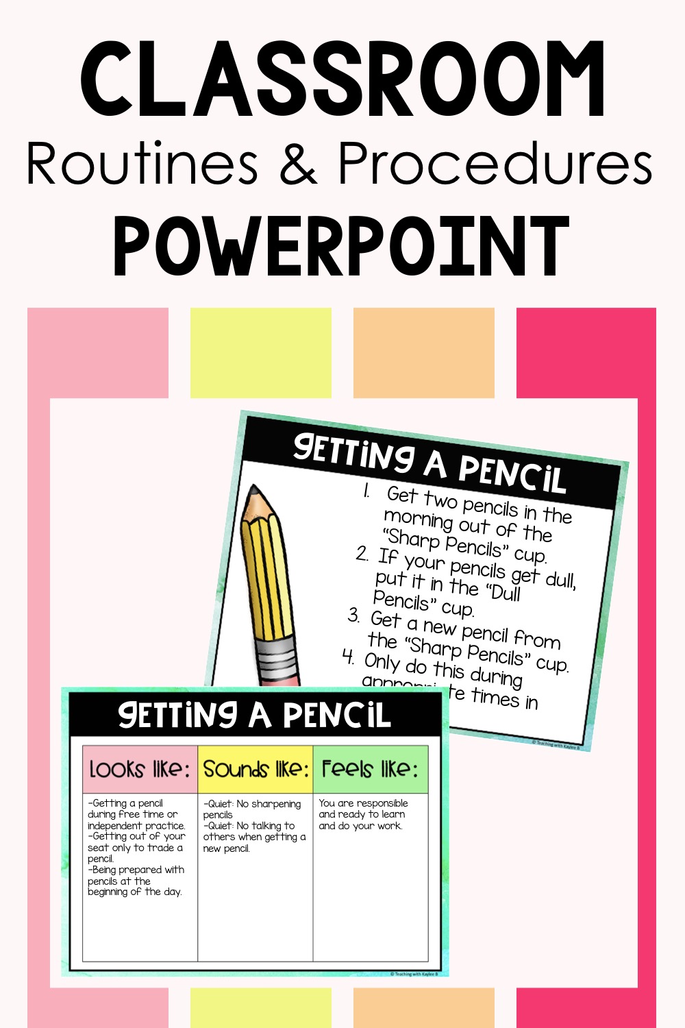 classroom routines and procedures powerpoint