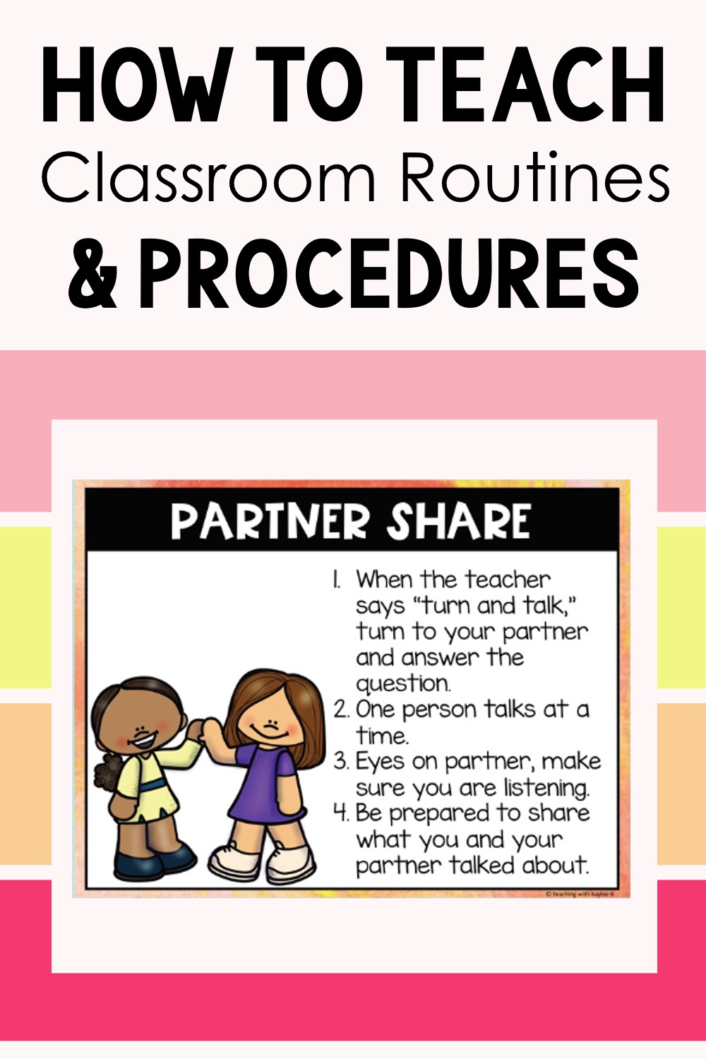 how to teach classroom routines and procedures