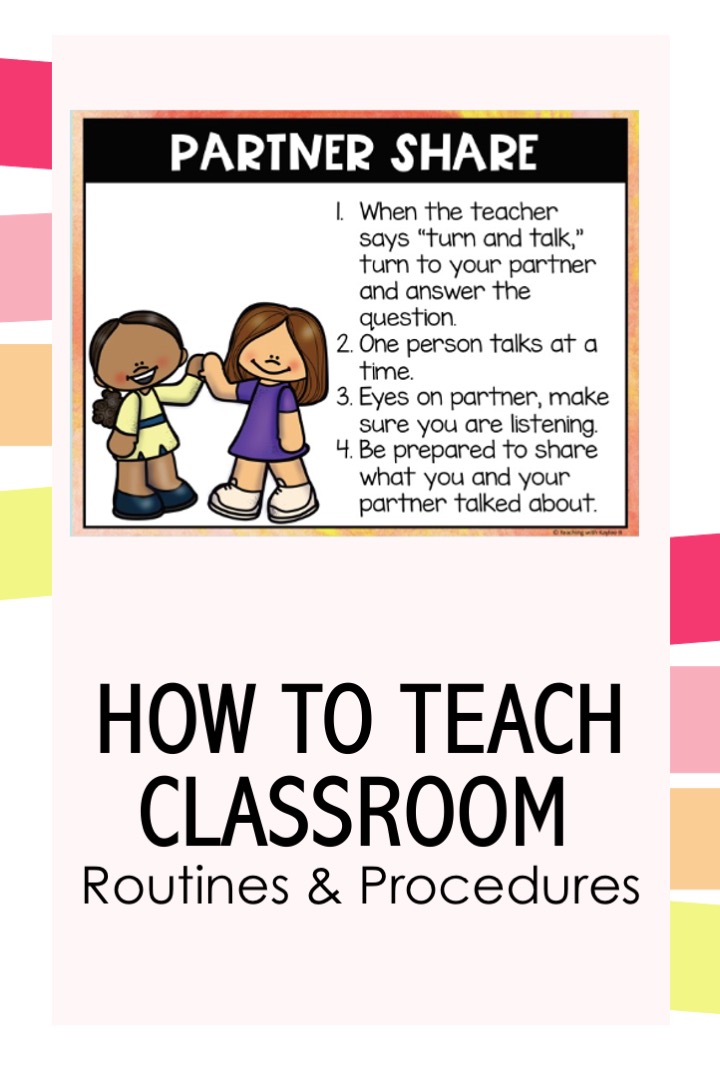 how to teach classroom routines and procedures