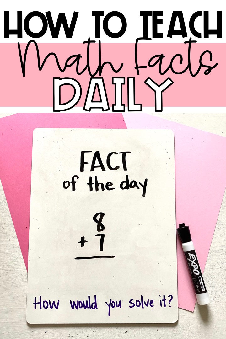 how to teach math facts