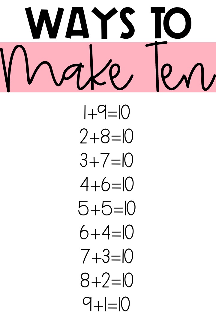 ways to make ten