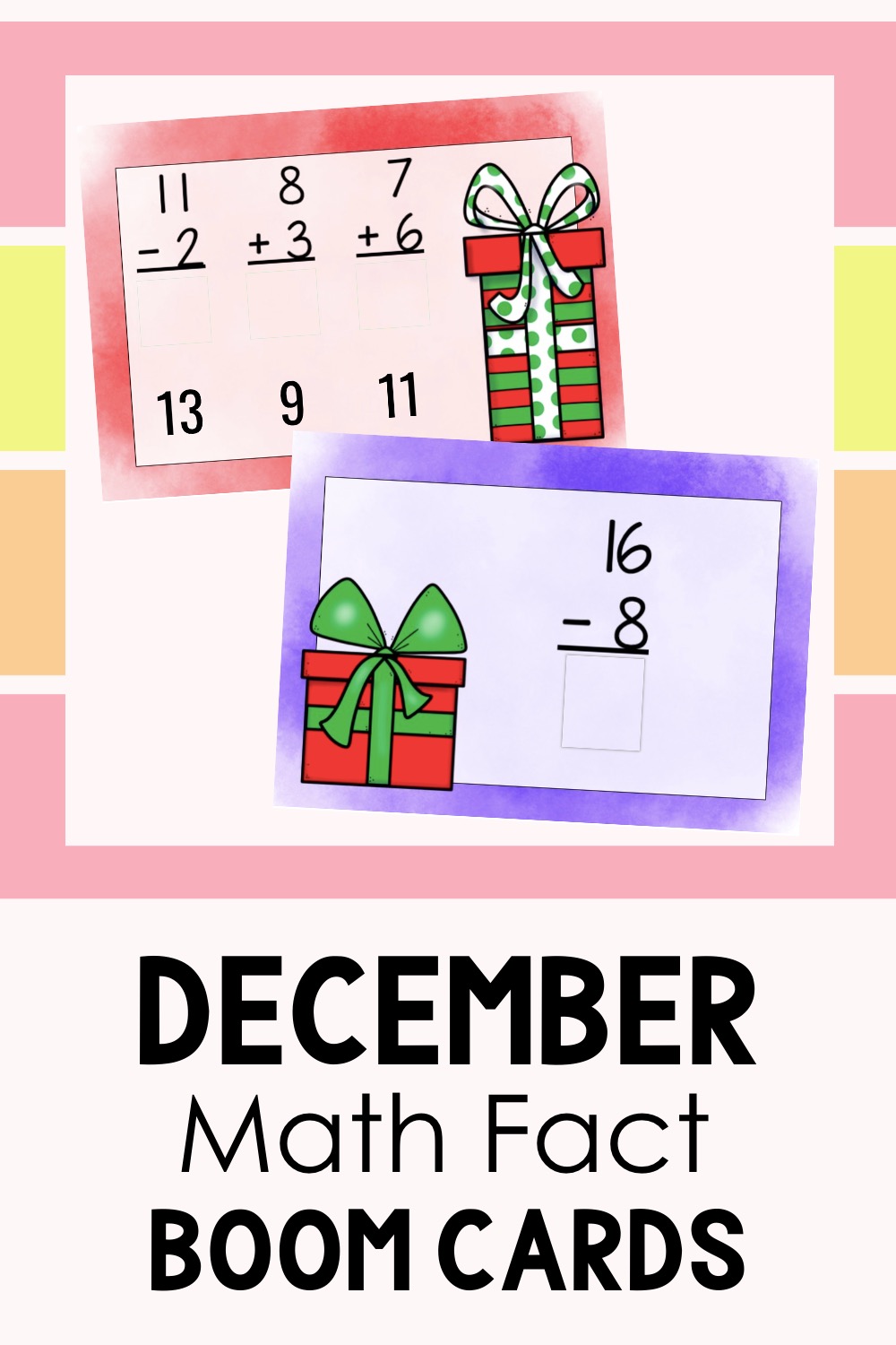 Christmas math activities for 2nd grade