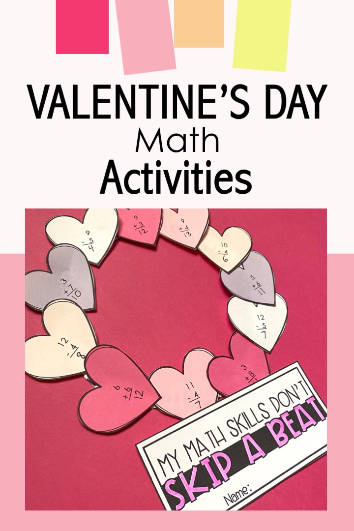 valentines math activities
