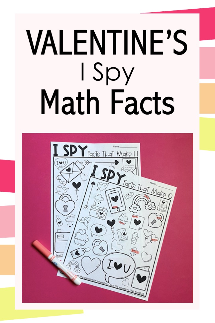 valentines math activities 