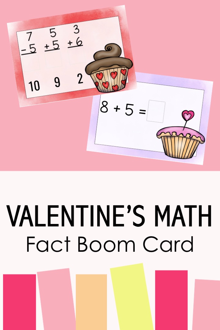 valentines math activities for first grade