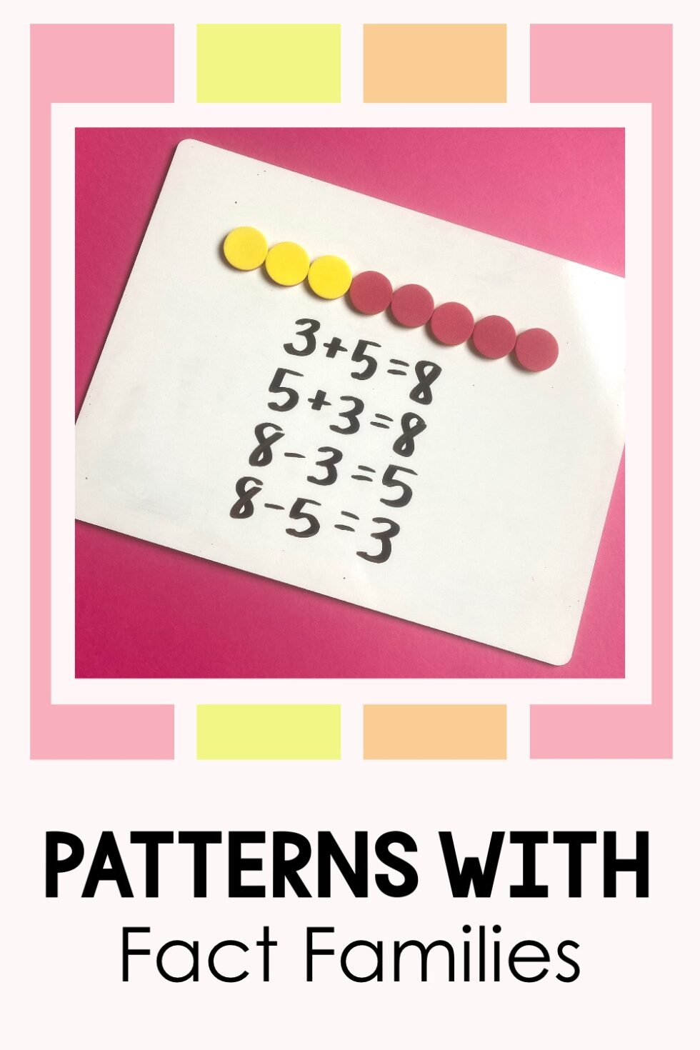 3 Reasons Why You Need To Teach Fact Families - Teaching with Kaylee B