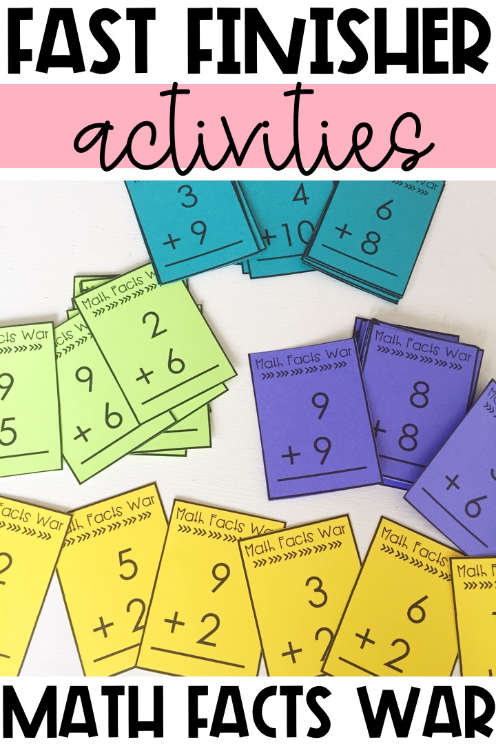 activities for fast finishers math