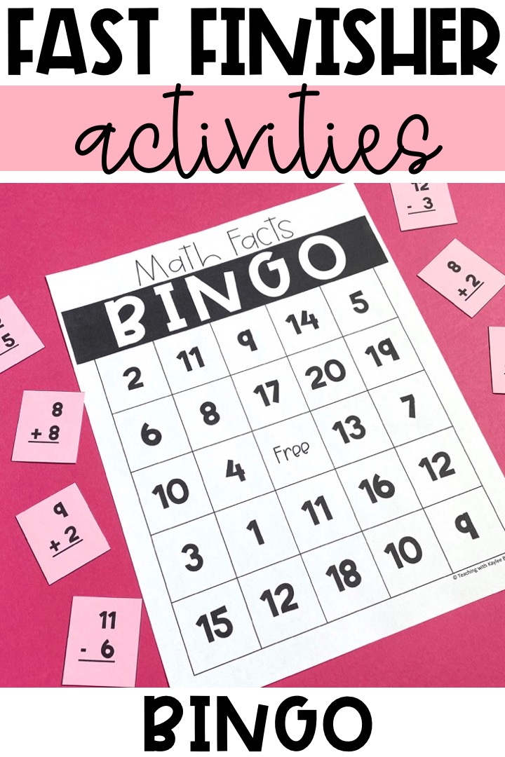 Activities for early finishers 6th grade math worksheets
