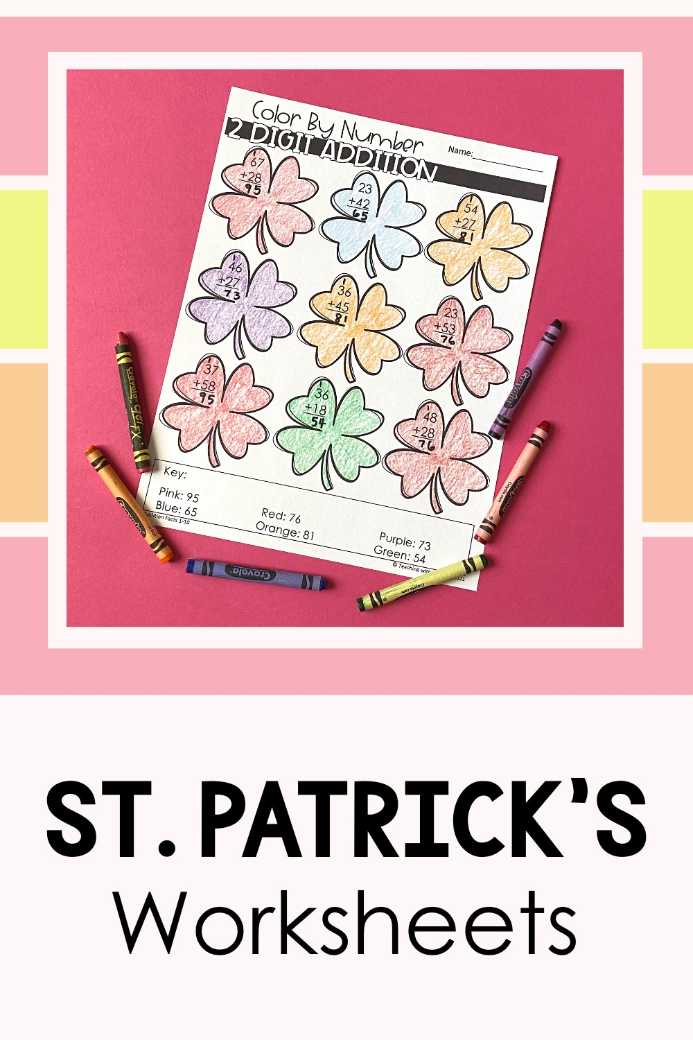 math activities for st patricks day