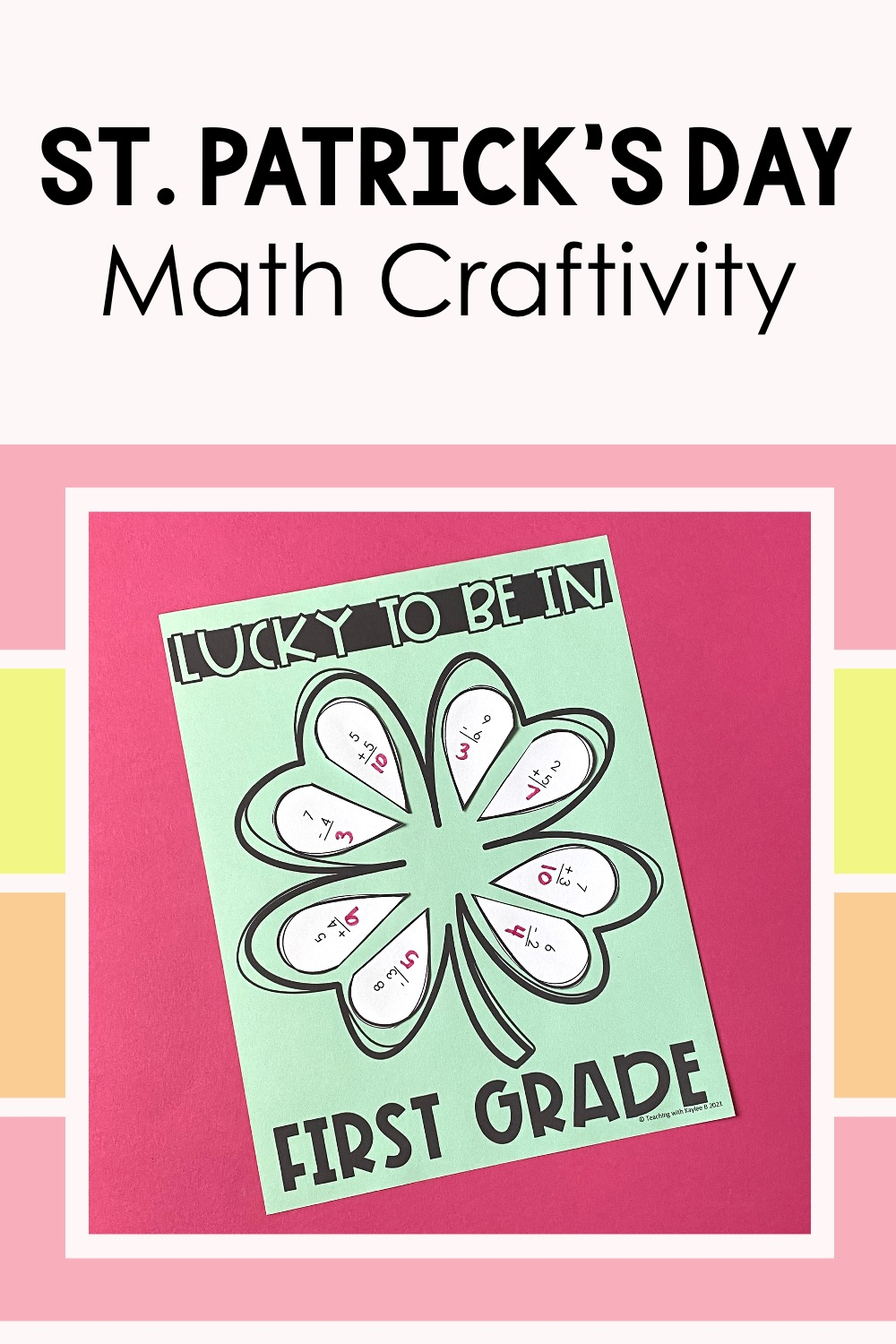 shamrock math craft
