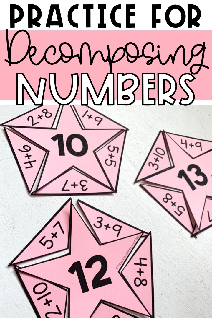 Decomposing Numbers Worksheet Grade 1