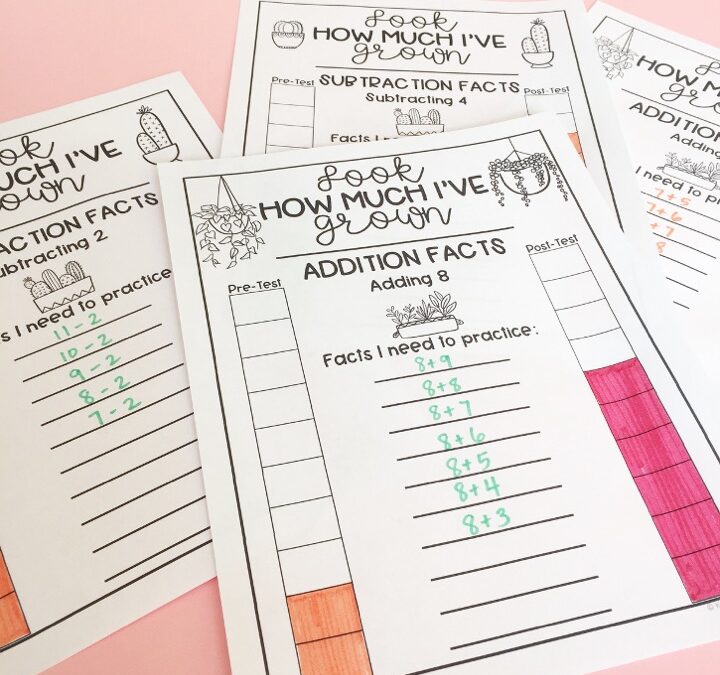 How To Do Progress Monitoring For Math Facts That Builds Confidence ...