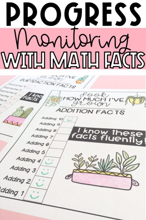 How To Do Progress Monitoring For Math Facts That Builds Confidence ...