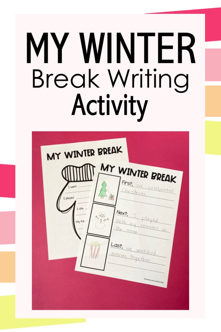 Want a winter vacation creative writing project? Have students write what they did during winter break and display it up on their memory books.