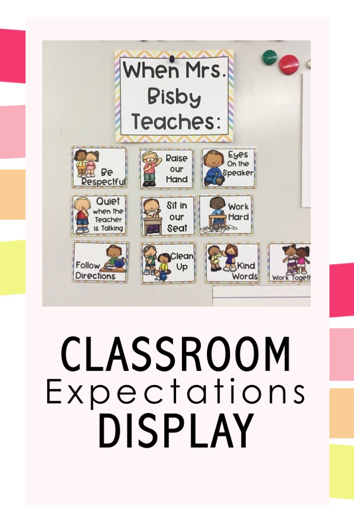 classroom expectation display