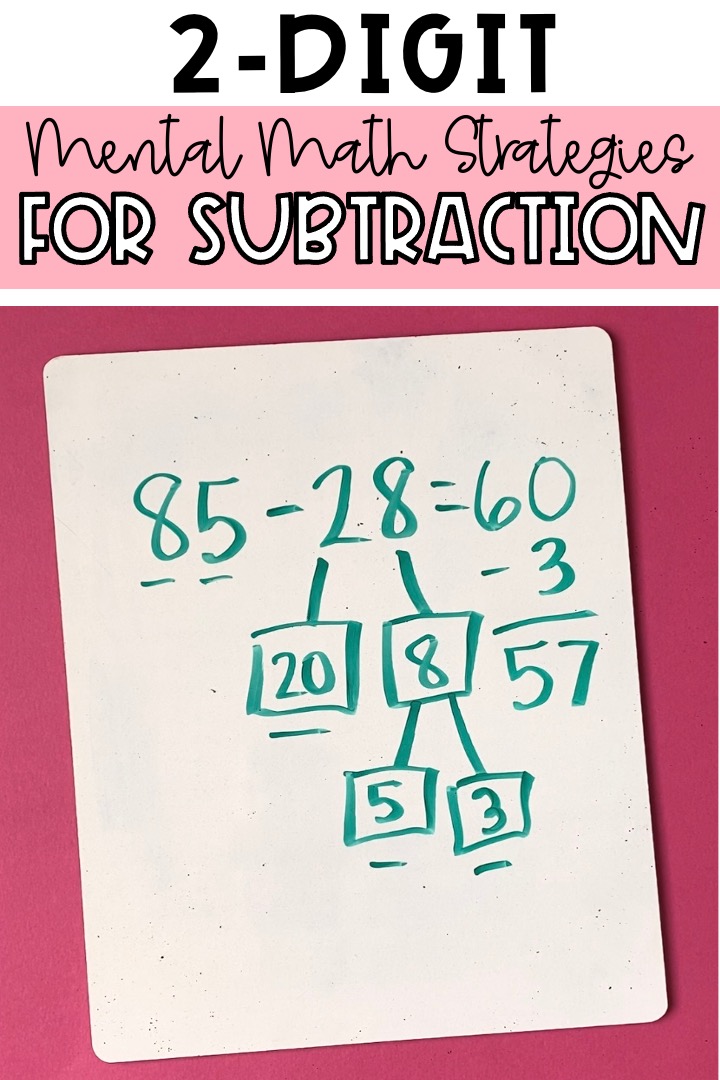 subtraction mental math strategies