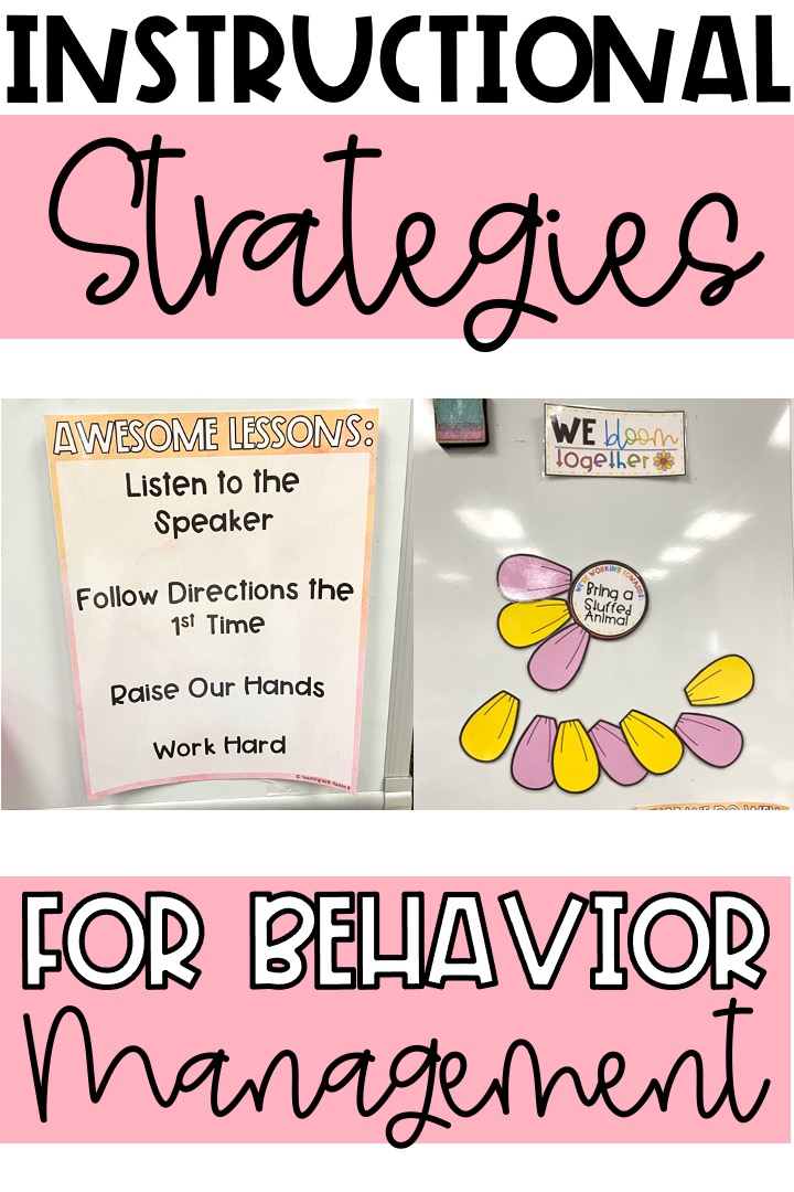instructional strategies for behavior management