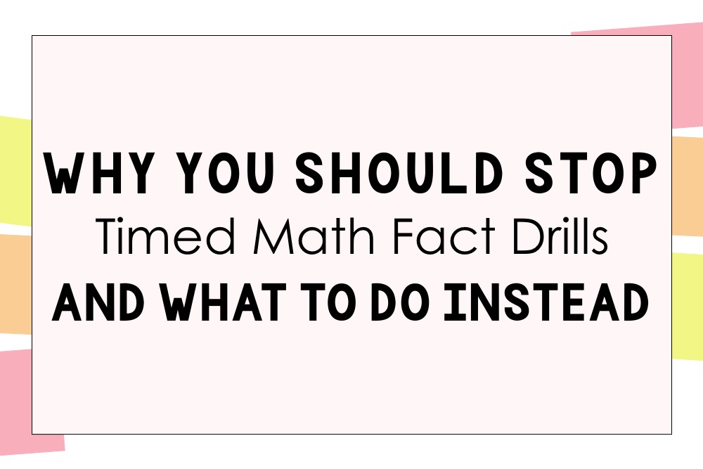 math fact drills