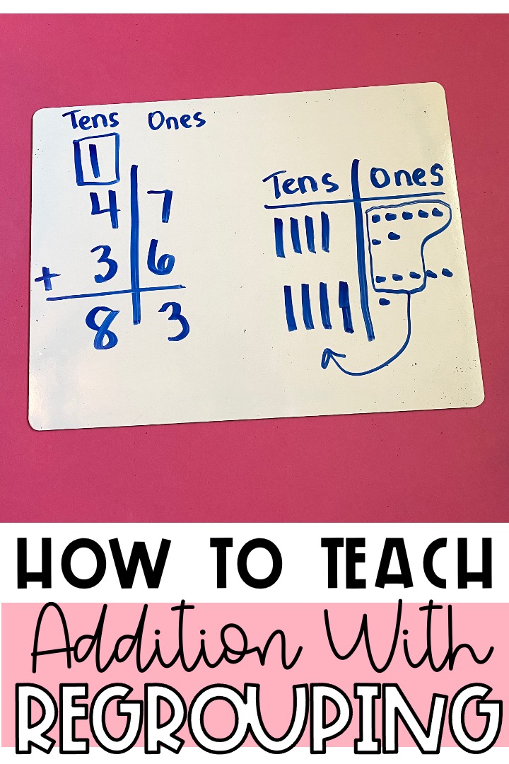 addition with regrouping example