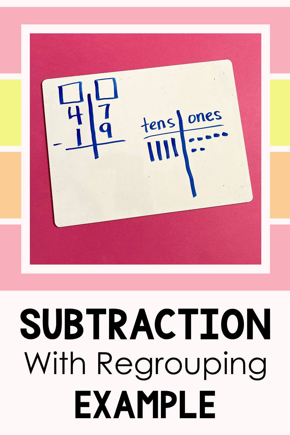 Double Digit Subtraction With Regrouping 2nd Grade Tips So No Student ...