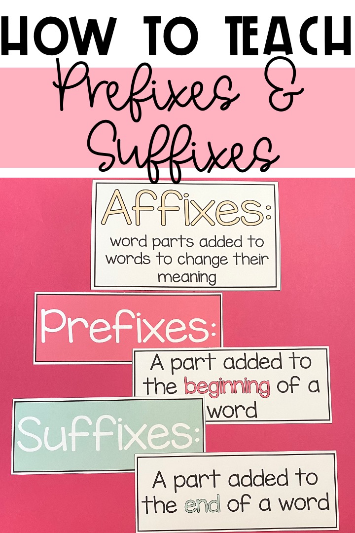 how to teach prefixes and suffixes