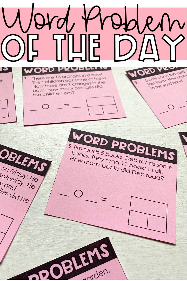 math word problem of the day