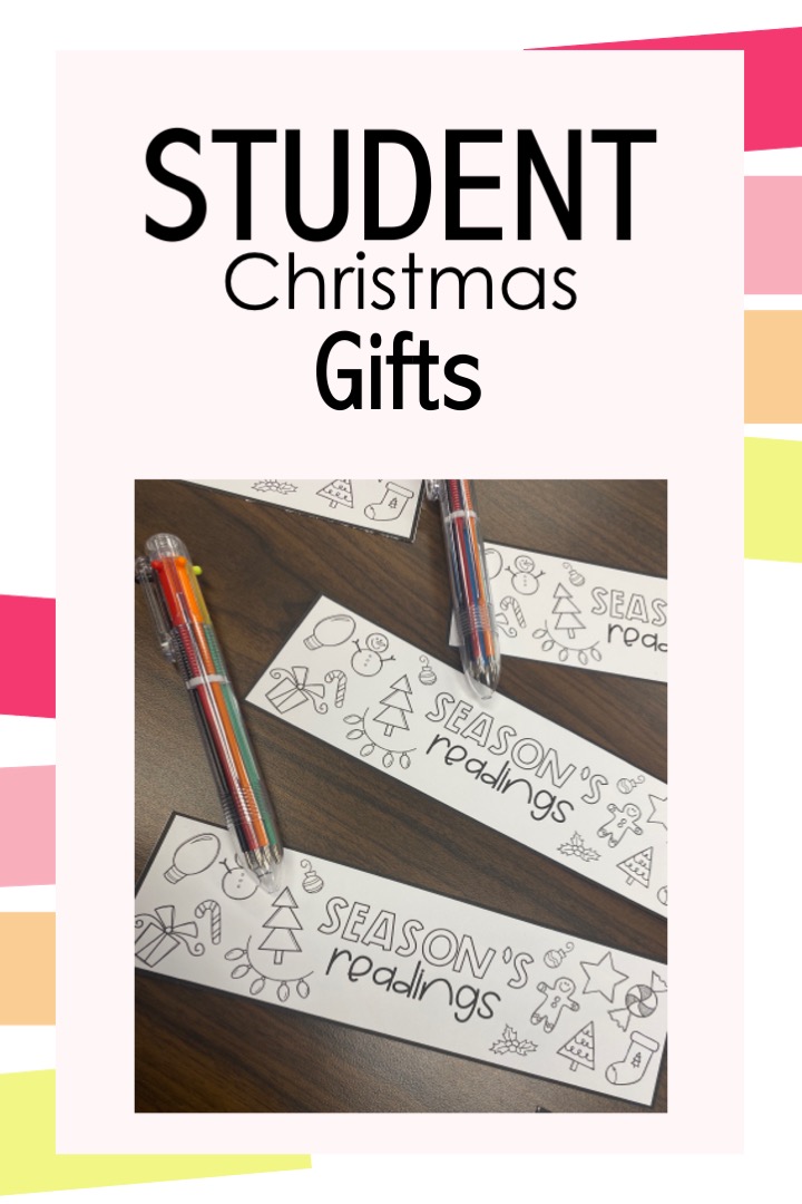 Christmas gifts from teachers to students