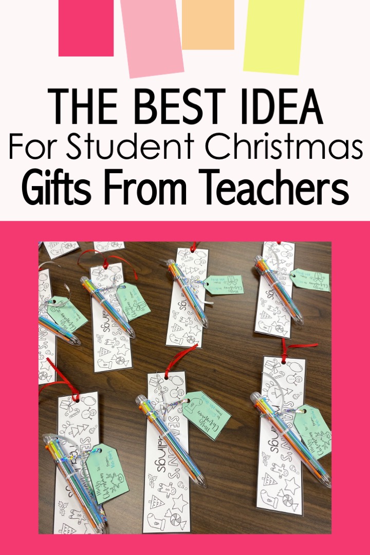 student Christmas gifts from teachers