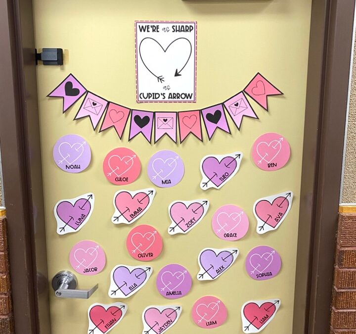 valentine classroom door decorations