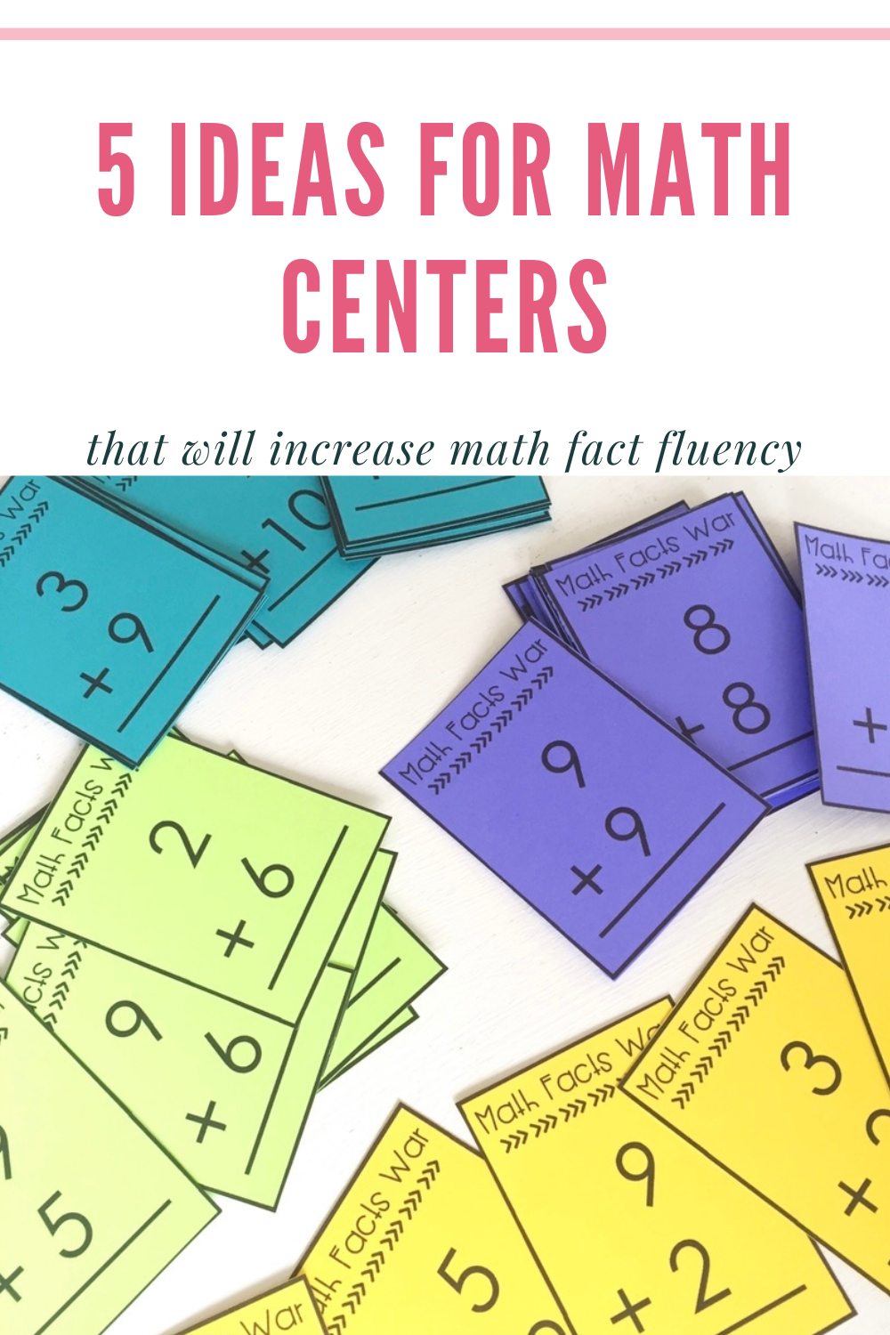 ideas for math centers