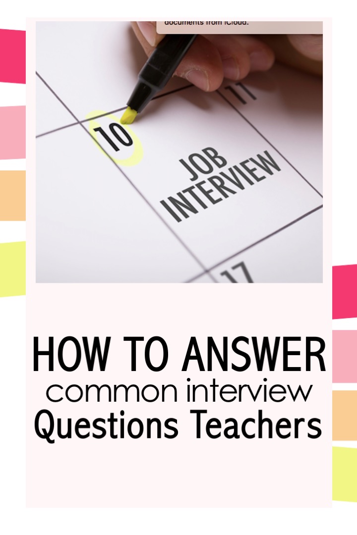 interview teacher questions