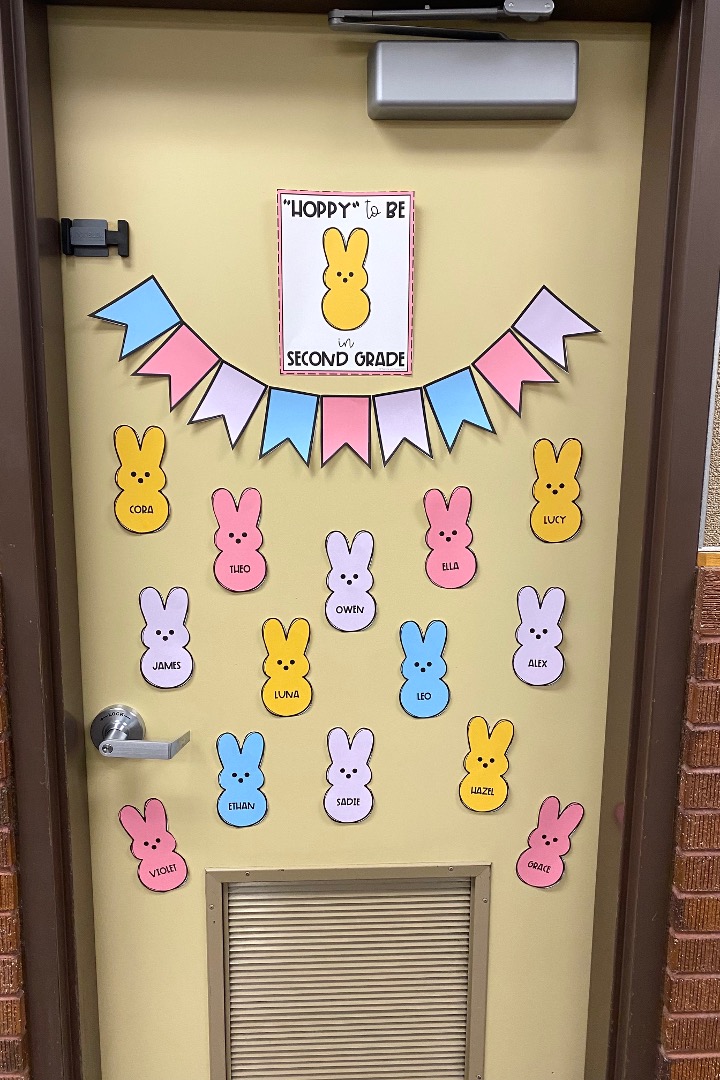 easter classroom door decorations