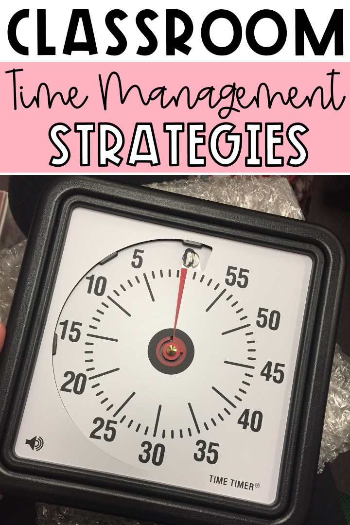 classroom time management tips
