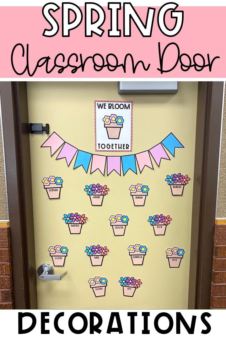 spring classroom door ideas