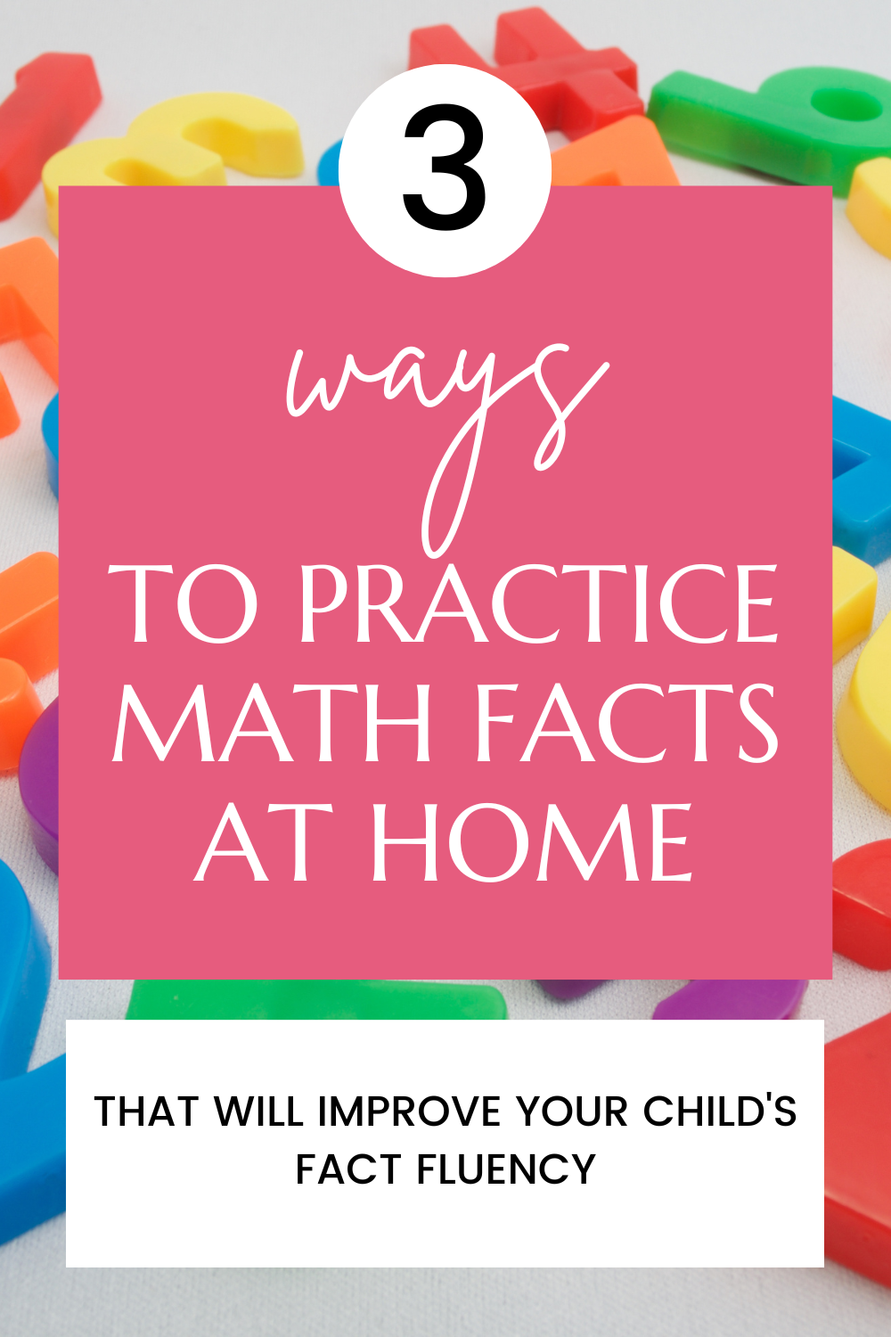 ways to practice math facts at home