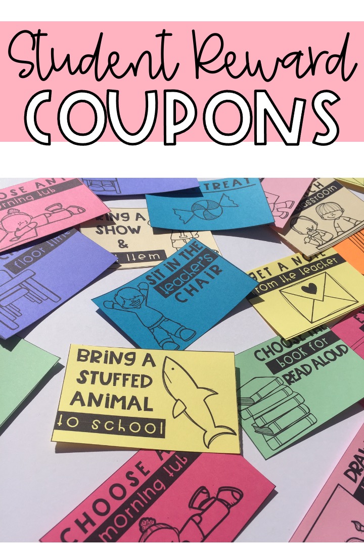 student reward coupons