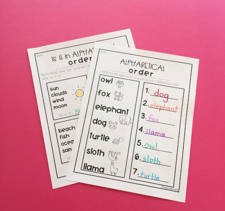 How to Teach Alphabetical Order to Lower Elementary Students