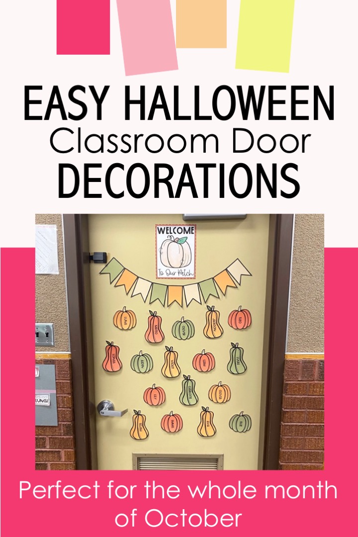 easy halloween classroom door decorations