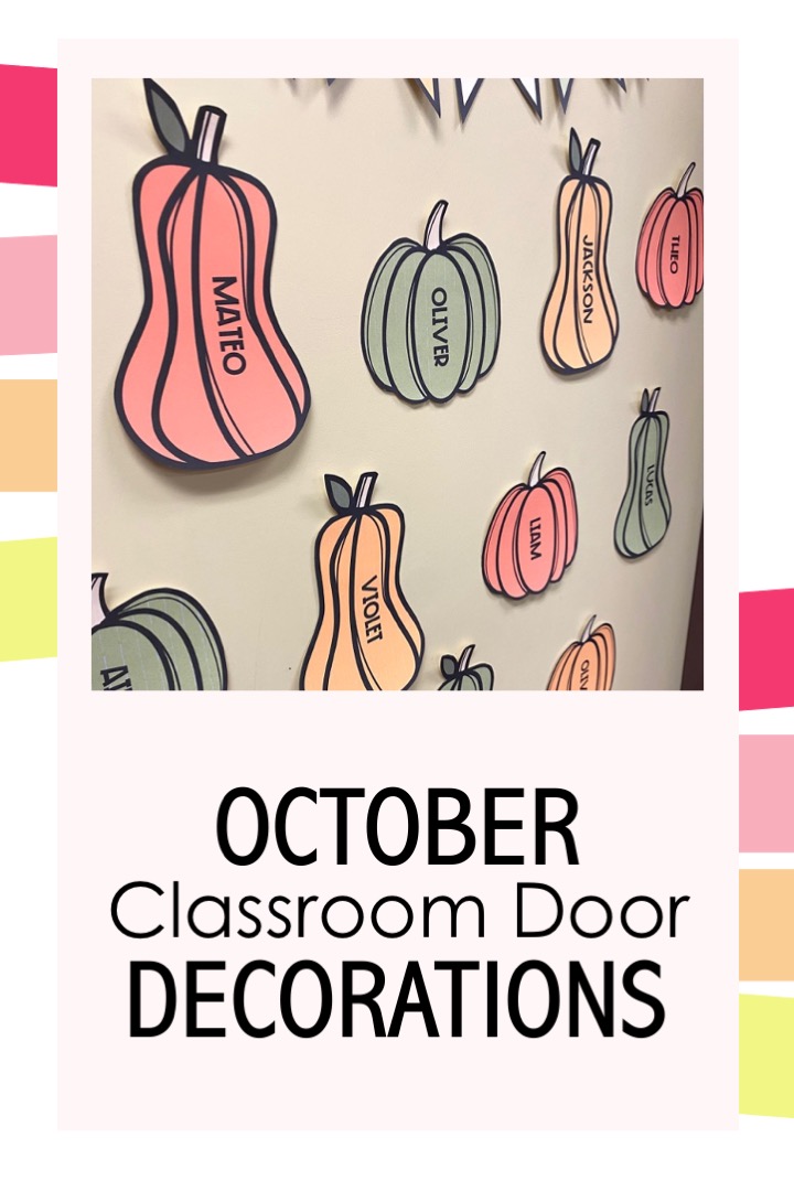 october classroom door decorations