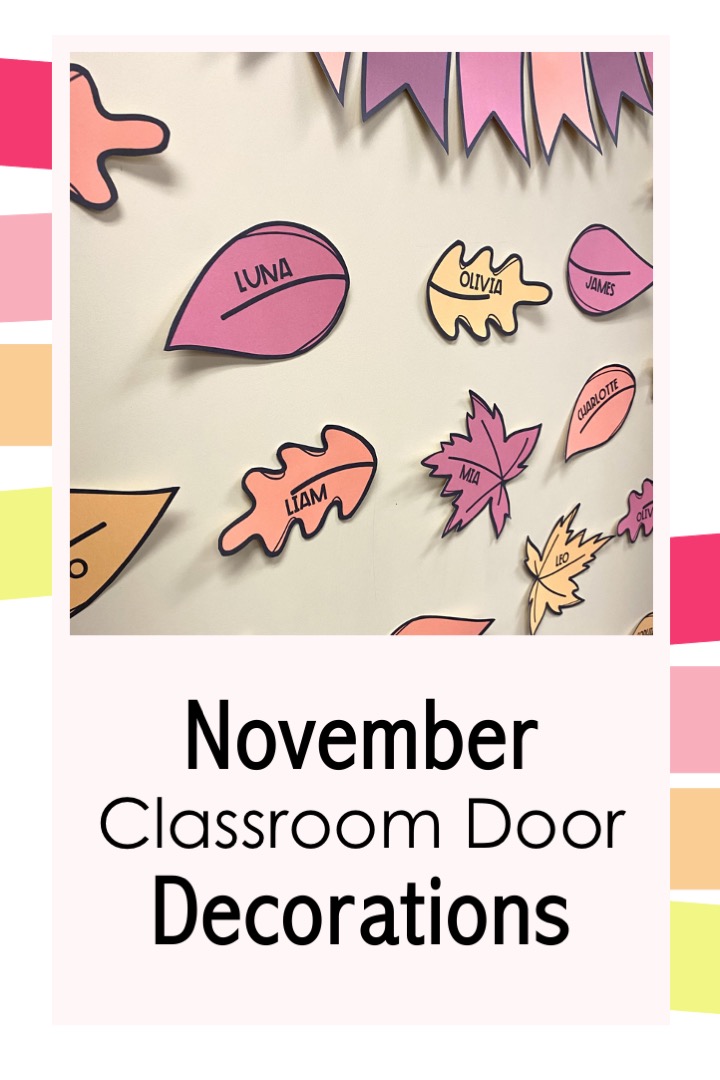 november classroom door decorations
