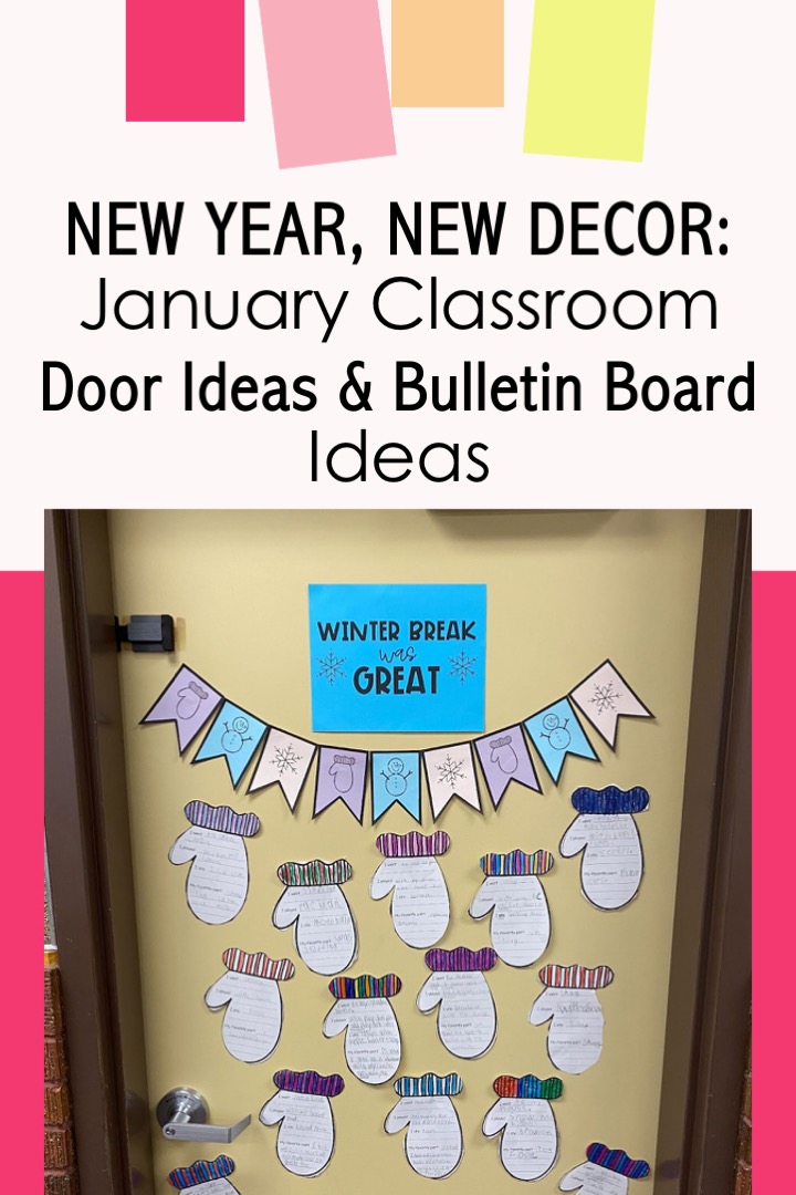 winter classroom door decorations