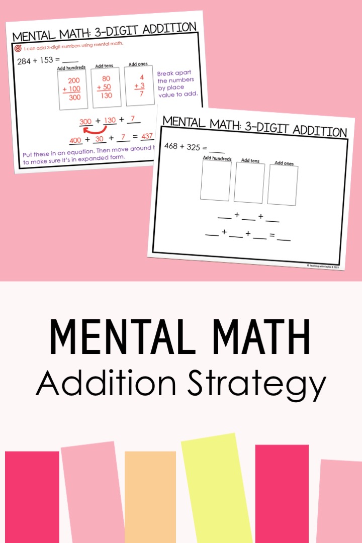 mental math for 2nd graders