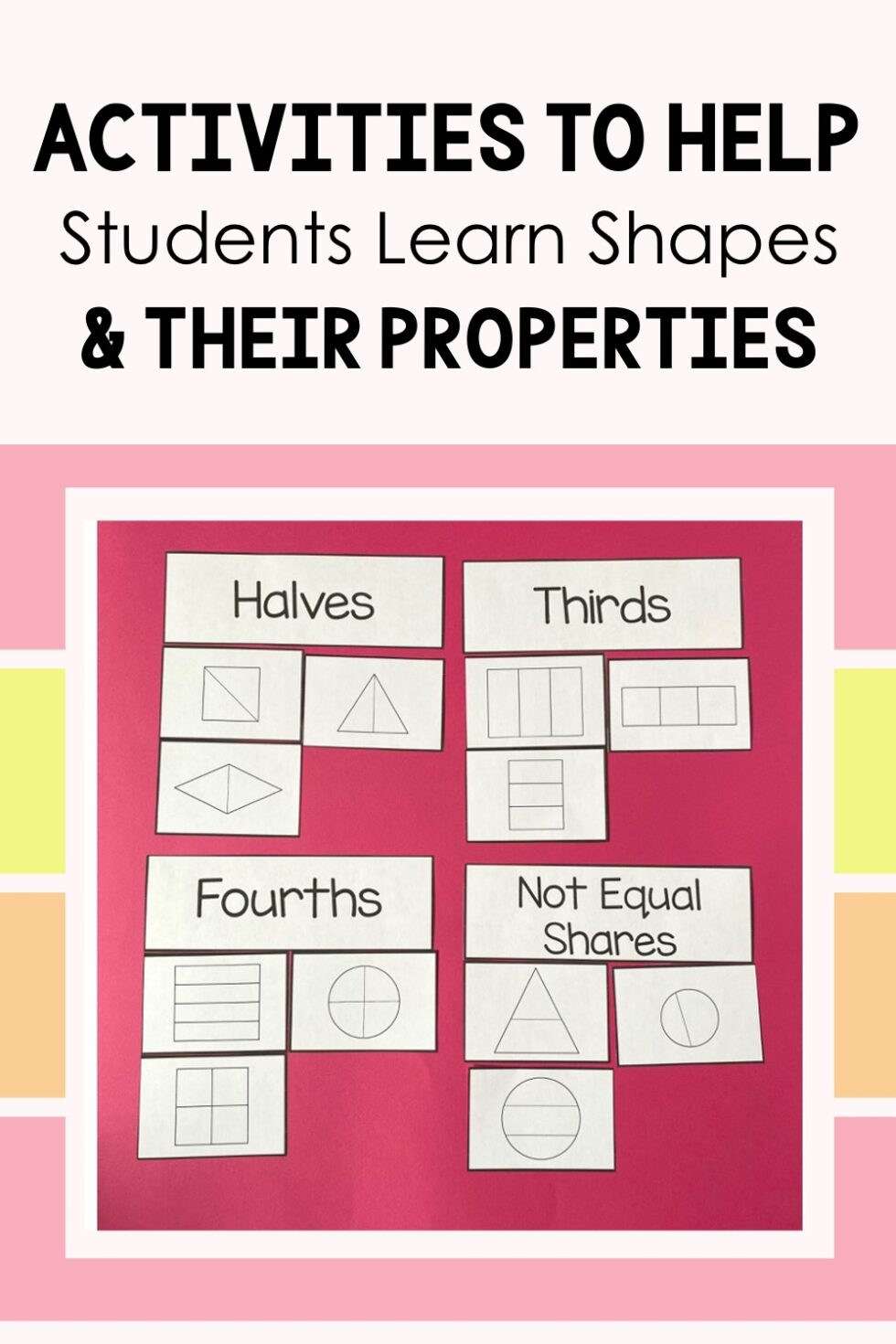 Shapes and Their Properties: 3 Things to do When Teaching Shapes in 2nd ...