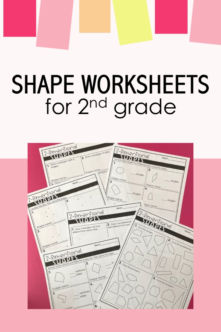 shape worksheets for 2nd grade