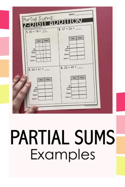Partial Sums Algorithm: How to Best Teach the Partial Sums Strategy ...