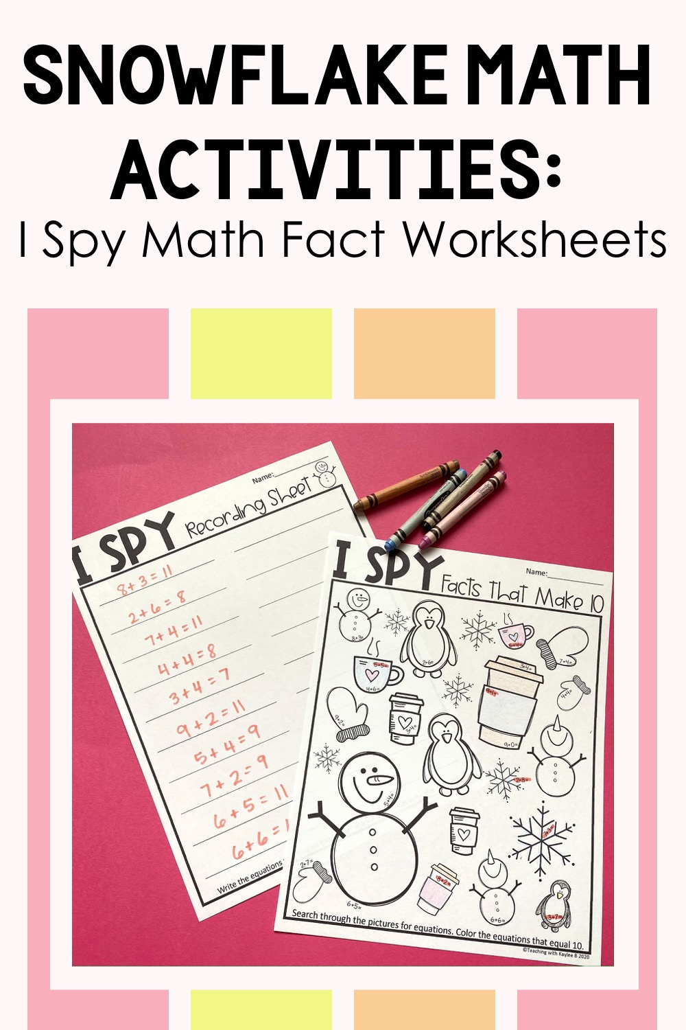 snowflake math activities